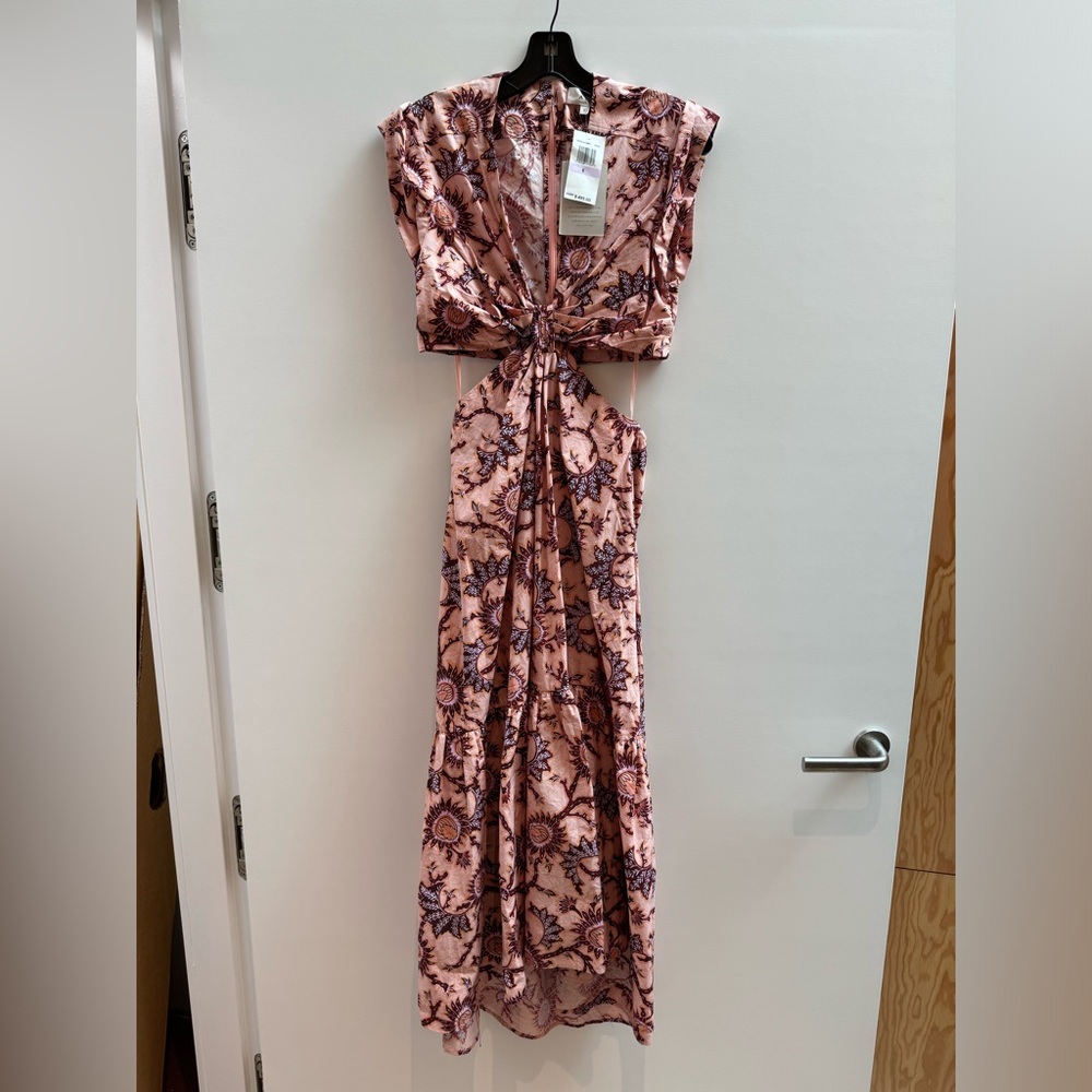 NWT. ALC v-line printed dress | Size 6